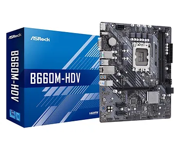 ASRock Płyta gł&oacute;wna B660M-HDV s1700 2DDR4 DP/HDMI M.2 mATX