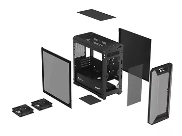 Genesis Obudowa Irid 513 z oknem, USB 3.0