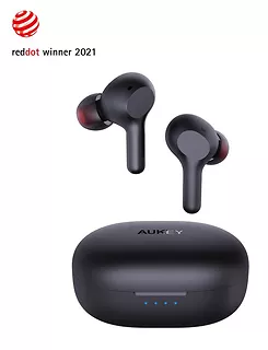 AUKEY EP-T25 True Wireless słuchawki Bluetooth 5.0 | wodoodporne IPX5 | dotykowe | 20h | A2DP | AVRCP | HFP | AAC