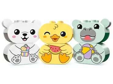 LEGO DUPLO 10965 Zabawa w kąpieli: pływający pociąg ze zwierzątkami