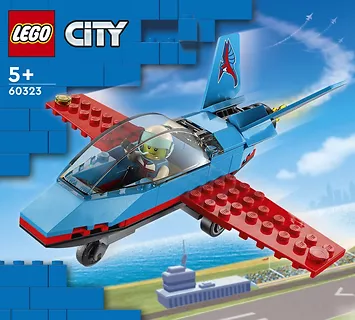 LEGO Klocki City 60323 Samolot kaskaderski