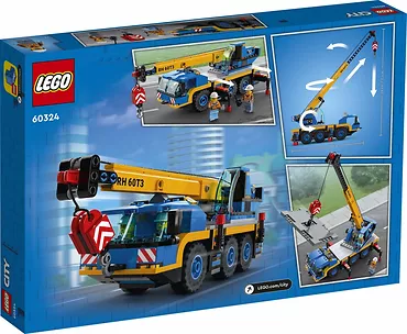 LEGO Klocki City 60324 Żuraw samochodowy