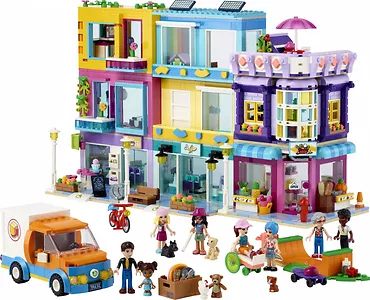 LEGO Klocki Friends 41704 Budynki przy głównej ulicy