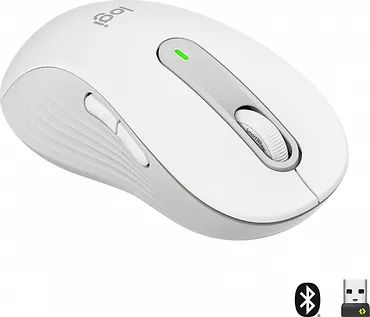 Logitech Mysz M650 L Wireless Off-White Left