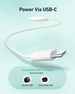 AUKEY LC-A1 White ładowarka bezprzewodowa MagSafe Qi 15W USB C