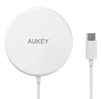 AUKEY LC-A1 White ładowarka bezprzewodowa MagSafe Qi 15W USB C