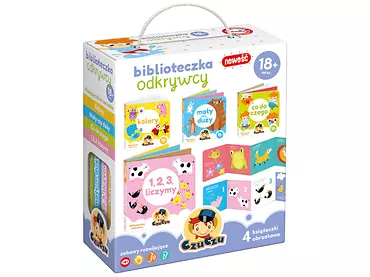 CzuCzu Biblioteczka odkrywcy dla dzieci: 18m+
