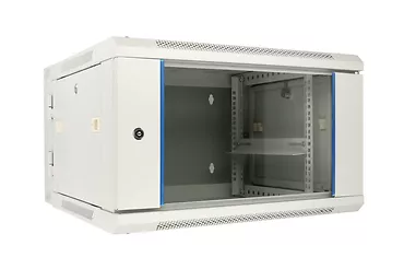 Extralink Szafka wisząca rack 6U 600x600 szara dwusekcyjna