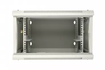 Extralink Szafka wisząca rack 6U 600x600 szara dwusekcyjna