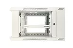 Extralink Szafka wisząca rack 6U 600x600 szara dwusekcyjna