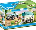 Playmobil Zestaw figurek Country 70511 Samochód z przyczepą dla kucyka