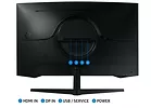 Samsung Monitor 32 cale LS32AG550EUXEN VA 2560x1440 16:9 1xHDMI/1xDP 1 (MPRT) zakrzywiony 165Hz Gaming