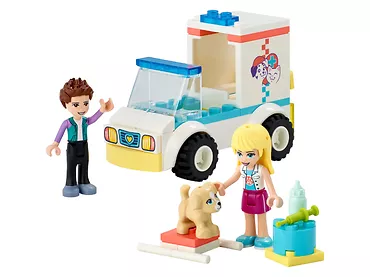 LEGO Klocki Friends 41694 Karetka kliniki dla zwierzątek