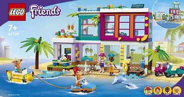 LEGO Klocki Friends 41709 Wakacyjny domek na plaży