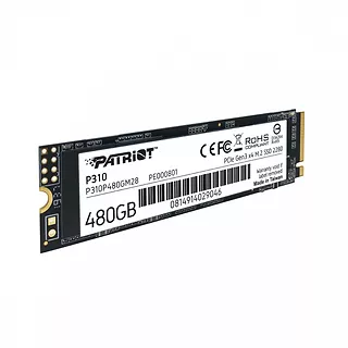 Patriot Dysk SSD P310 480GB M.2 2280 1700/1500 PCIe NVMe Gen3 x 4