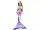 Mattel Lalka Barbie Malibu Syrenka Migoczące światełka