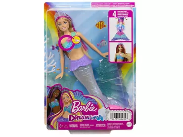 Mattel Lalka Barbie Malibu Syrenka Migoczące światełka