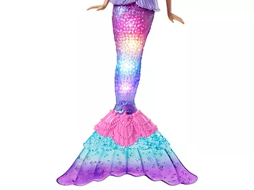 Mattel Lalka Barbie Malibu Syrenka Migoczące światełka