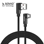 Elmak Kabel z dwustronnym złączem USB CL-162 SAVIO 2m