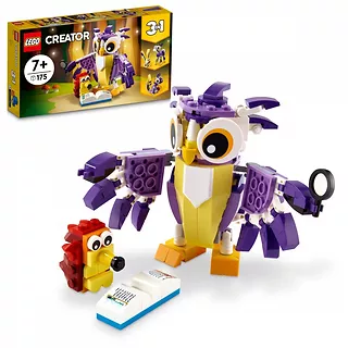 LEGO Klocki Creator 31125 Fantastyczne leśne stworzenia