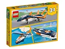 LEGO Klocki Creator 31126 Odrzutowiec naddźwiękowy 3 w 1