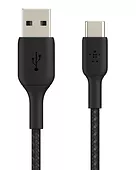 Belkin Kabel Braided USB-C USB-A 3m  czarny