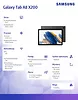 Samsung Tablet Galaxy Tab A8 10.5 X200 WiFi 4/128GB szary