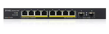 Zyxel Przełącznik GS1100-10HP-EU0102F 120W PoE 8xGigabit 2xFiber Uplilk Switch