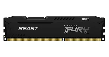 Kingston Pamięć DDR3 Fury Beast 4GB (1*4GB)/1600 CL10 czarna