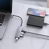 AUKEY CB-H36 aluminiowy HUB USB-A | Ultra Slim | 4w1 | 4xUSB 3.0 | 5Gbps