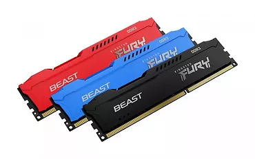 Kingston Pamięć DDR3 Fury Beast 16GB (2*8GB)/1866 CL10 czarna