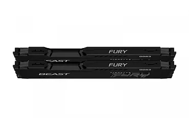 Kingston Pamięć DDR3 Fury Beast 16GB (2*8GB)/1866 CL10 czarna