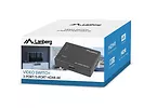 Lanberg Switch video 3 x HDMI + port micro USB Czarny