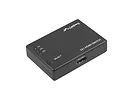 Lanberg Switch video 3 x HDMI + port micro USB Czarny