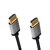 LogiLink Kabel HDMI 4K/60Hz, aluminium 3m Czarny