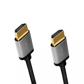 LogiLink Kabel HDMI 4K/60Hz aluminium 5m Czarny