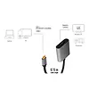 LogiLink Adapter USB-C do DP/F, 4K/60Hz, Aluminiowy 0.15m