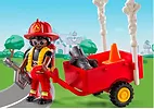 Playmobil Zestaw z figurką DUCK ON CALL 70917 Akcja straży pożarnej
