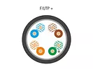 ALANTEC Kabel F/UTP kat.6 Zewnętrzny Suchy Fca 23AWG 305m