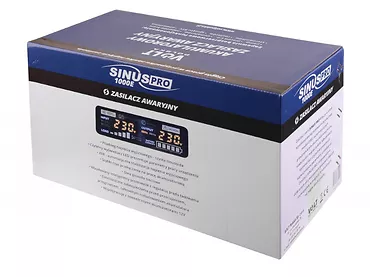 Akumulator żelowy bezobsługowy AGM UPS 12V 100Ah + Zasilacz awaryjny SINUS PRO 1000E 1000VA 12/230V