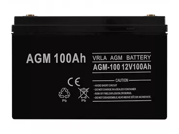 Akumulator żelowy bezobsługowy AGM UPS 12V 100Ah + Zasilacz awaryjny SINUS PRO 1000 E 12/230V