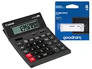 Duży Kalkulator kieszonkowy biurowy Canon AS-2400 + Pendrive Goodram 8GB