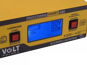 Prostownik AKUMULATOROWY SMART 6V/12V/24V 15A A80