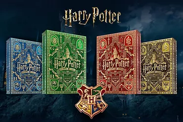 Bicycle Karty Harry Potter talia żółta