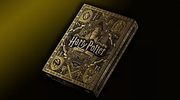 Bicycle Karty Harry Potter talia żółta