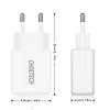 CHOETECH C0030 White Ładowarka sieciowa 2xUSB 2.2A 12W