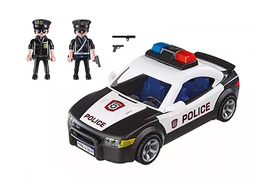 Playmobil Zestaw figurek City Action Samochód policyjny