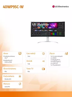 Monitor zakrzywiony 40