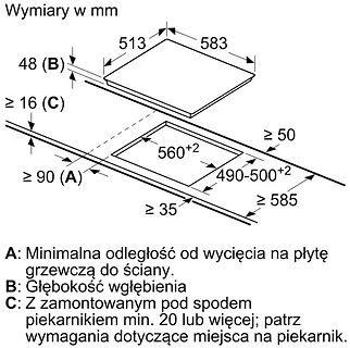 Bosch Płyta ceramiczna PKE645BB2E