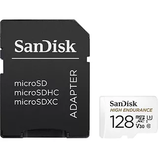 SanDisk Karta microSD High Endurance microSDXC 128GB monitoring